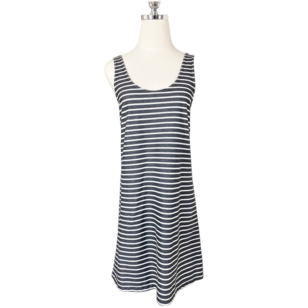 3 FOR $45 SALE | Madewell Striped Mini Slip Dress Tan Black Small
